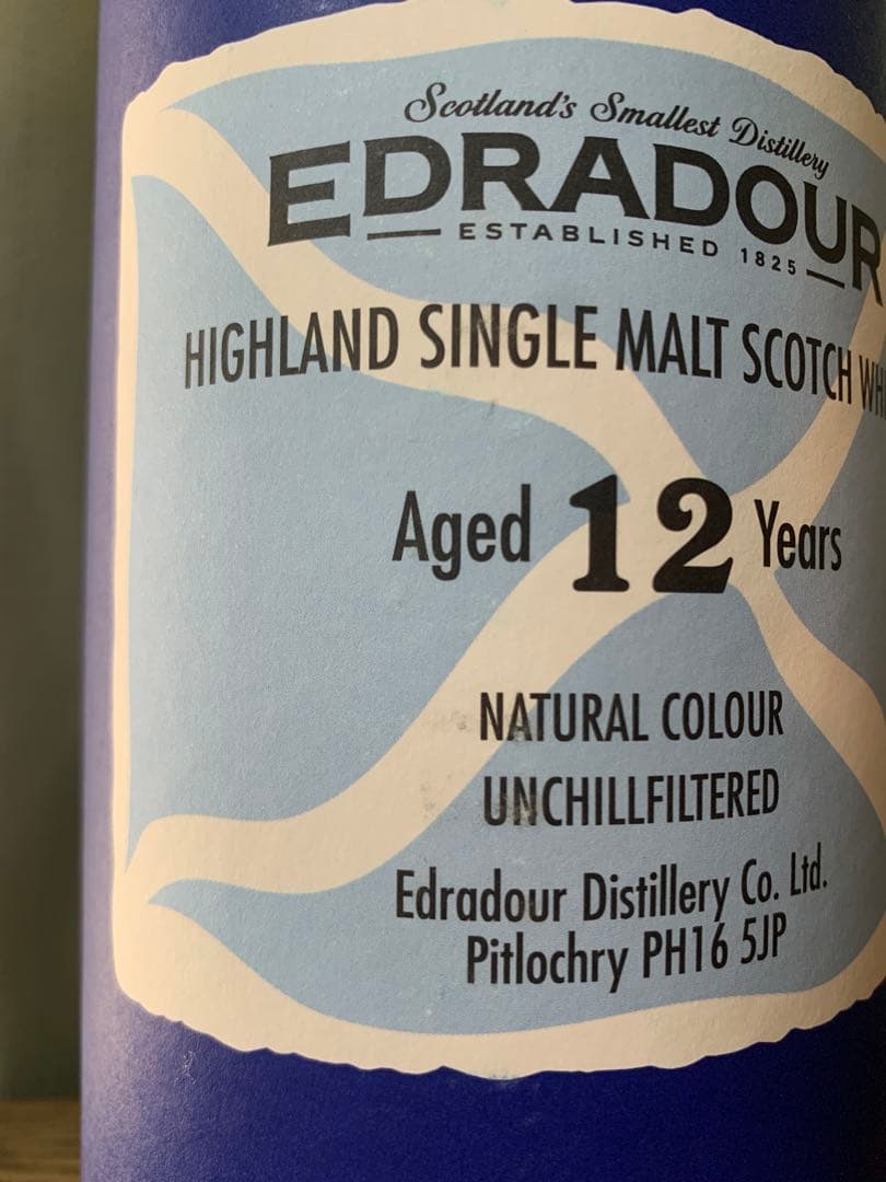エドラダワー カレドニアEDRADOUR 12Yo Single Malt