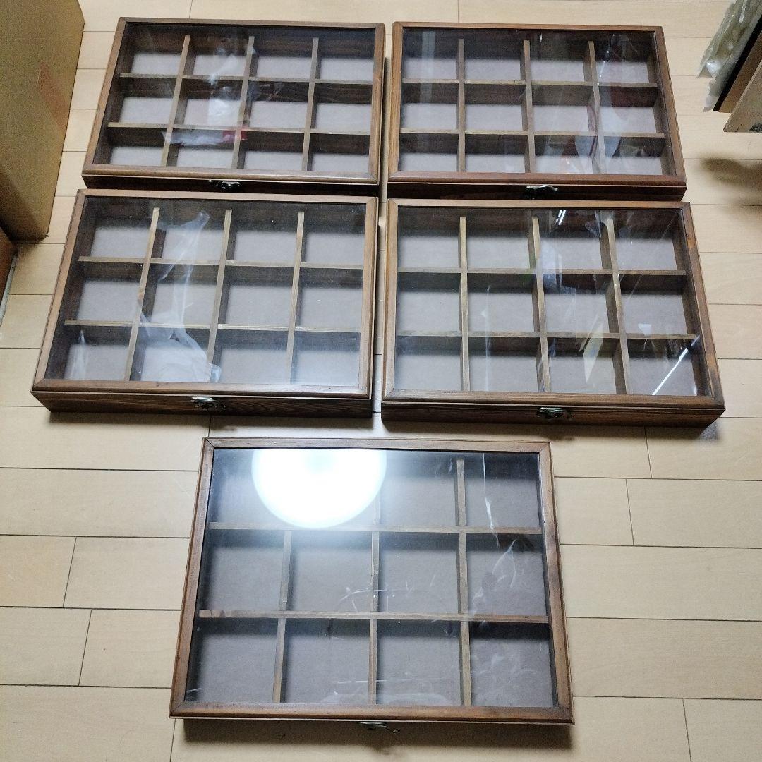 美品　アンティーク調　ディスプレイケース　5点セット　バラ売り可　送料無料