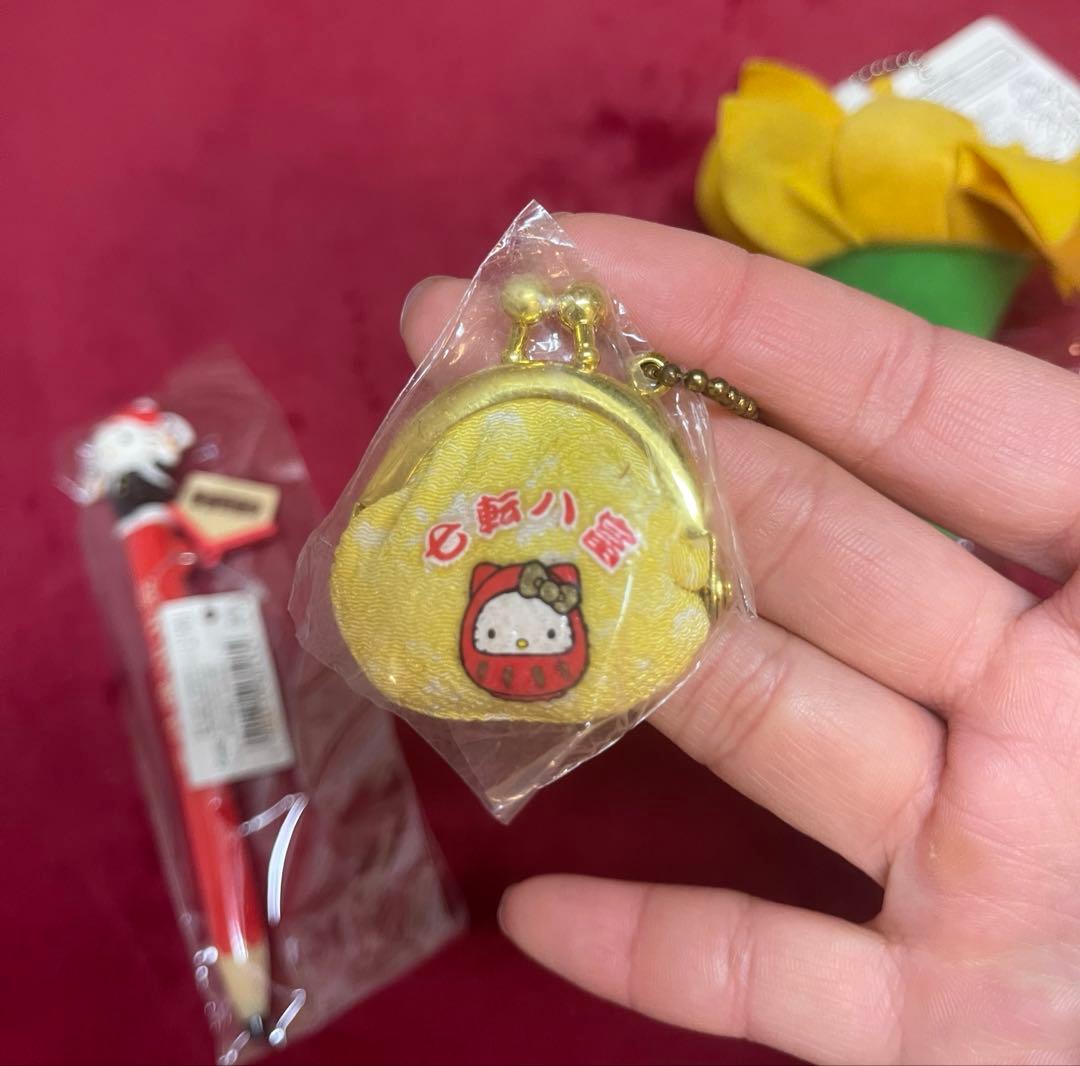 激レア·タグ付き☆ご当地キティ 花 妖精 キーホルダー ペン 3体 ぬいぐるみ