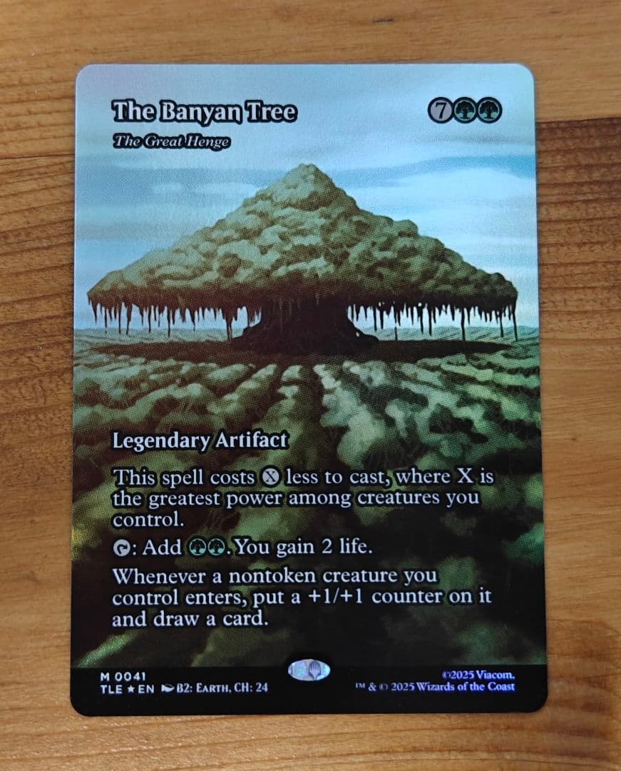 MTG Foil バンヤングローブの木 グレートヘンジ 英語 スパイダーマン