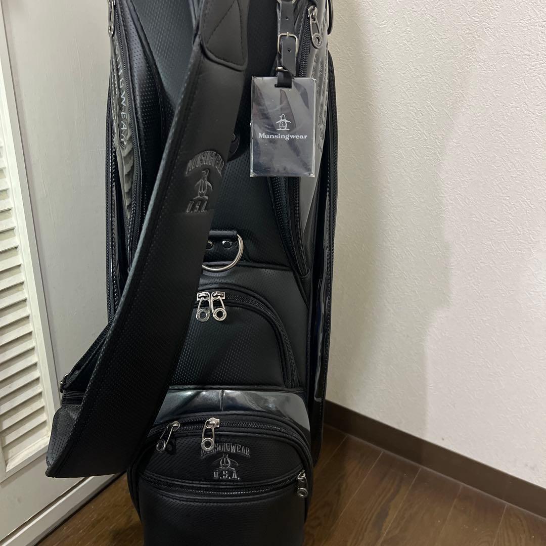 マンシングウェアキャディーバッグ黒