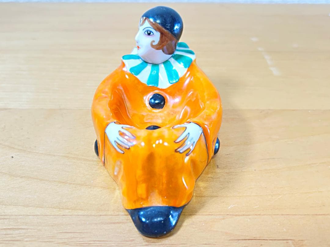オールドノリタケ ピエロ ピンディッシュ トレイ 小物入 フィギュア デコレディ