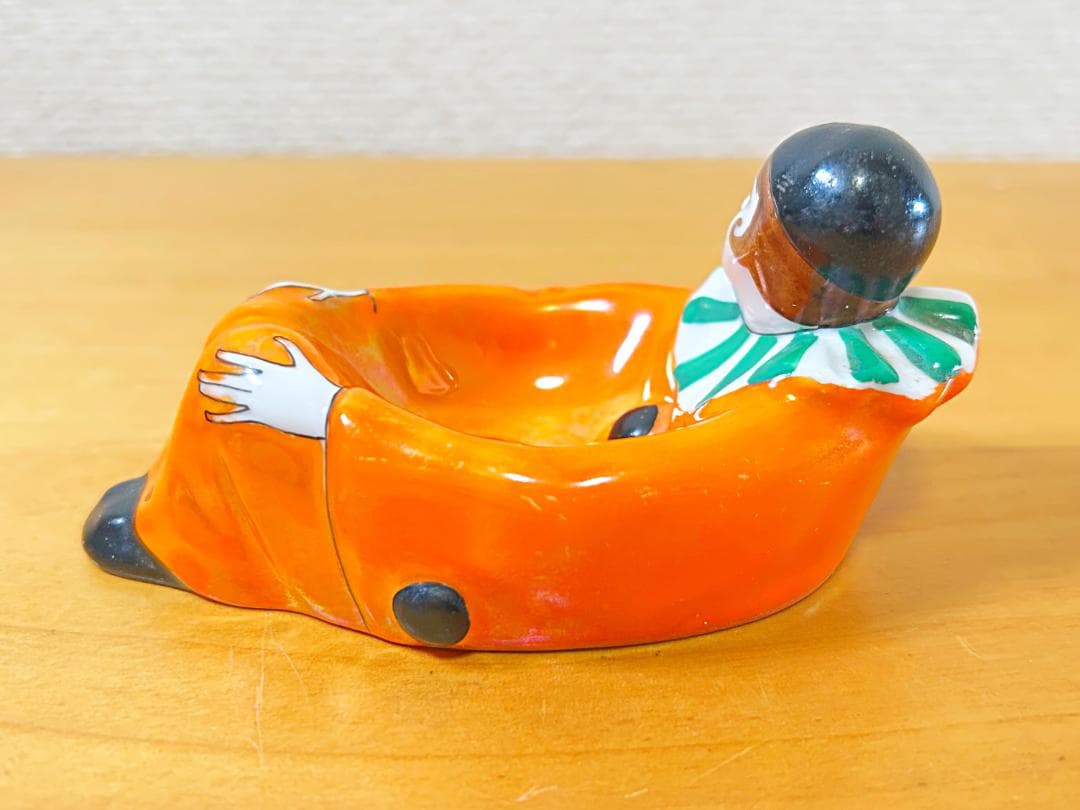 オールドノリタケ ピエロ ピンディッシュ トレイ 小物入 フィギュア デコレディ