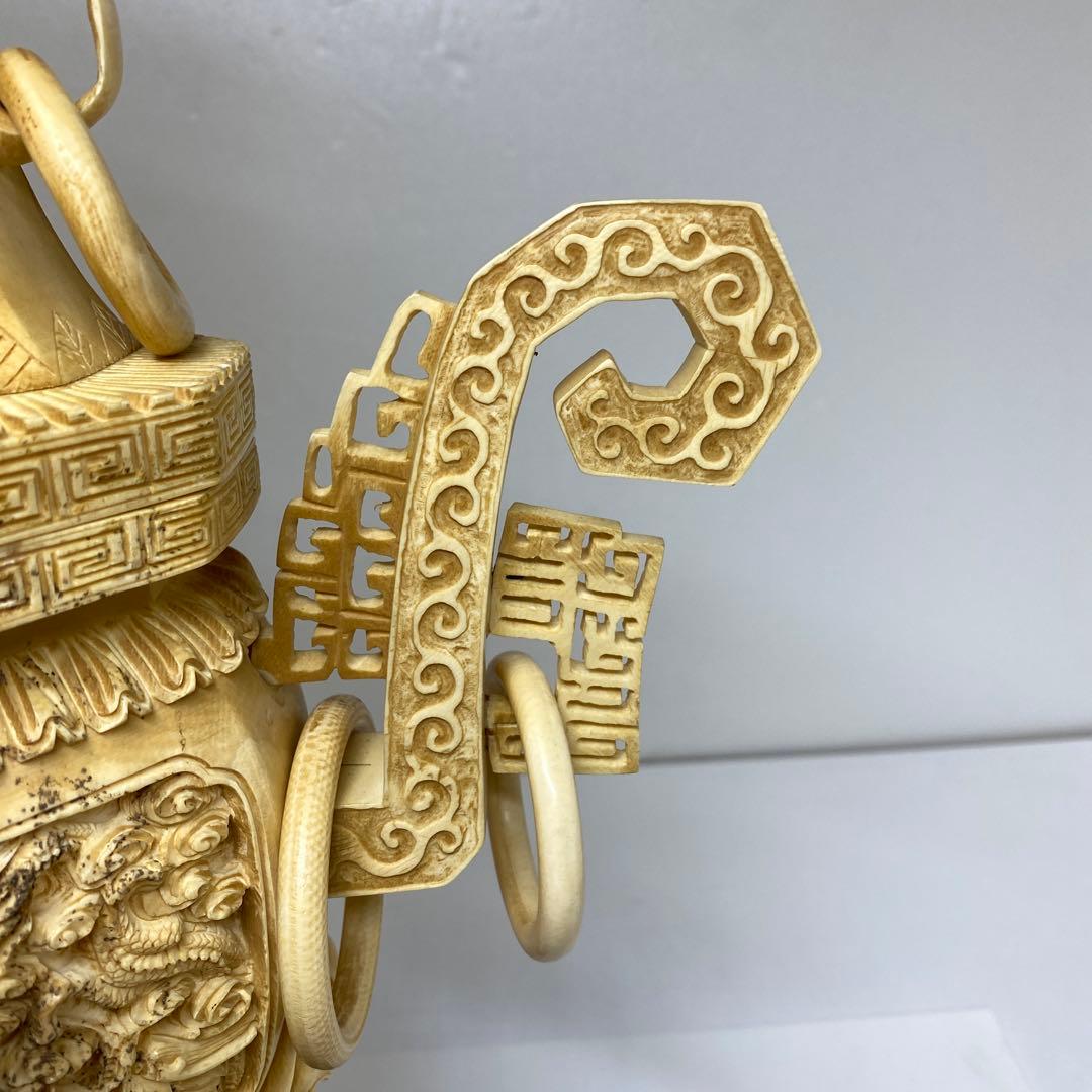 極上　特大　香炉　2514g 高さ約35㎝トカコ　東さ8-0208☆2F