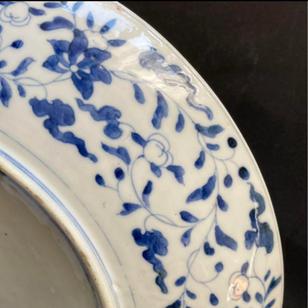 大皿 飾り皿 伊万里焼 大明萬歴年製 31cm