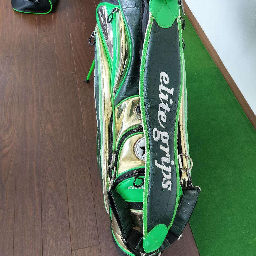エリートグリップ 限定スタンドキャディバッグ ヘッドカバー付き