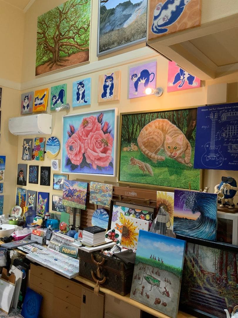 各種公募展入選作家による現代アートリアリズム作品　『ブルービー』