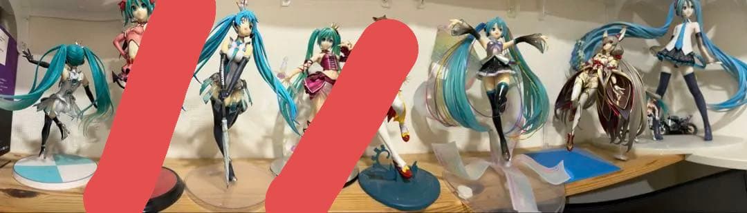 ゼノブレイド2 ニア、初音ミク フィギュアセット 6体セット