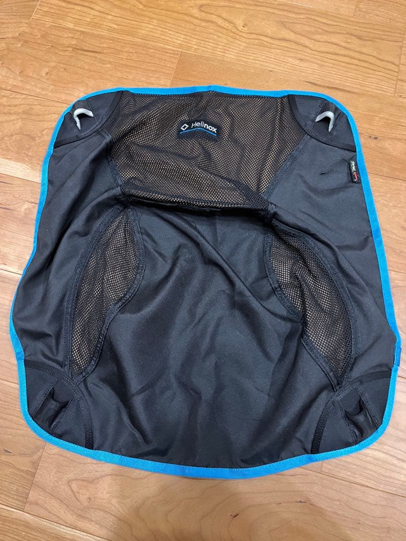 【美品】Helinox チェアワン アウトドアチェア ブラック/ブルー