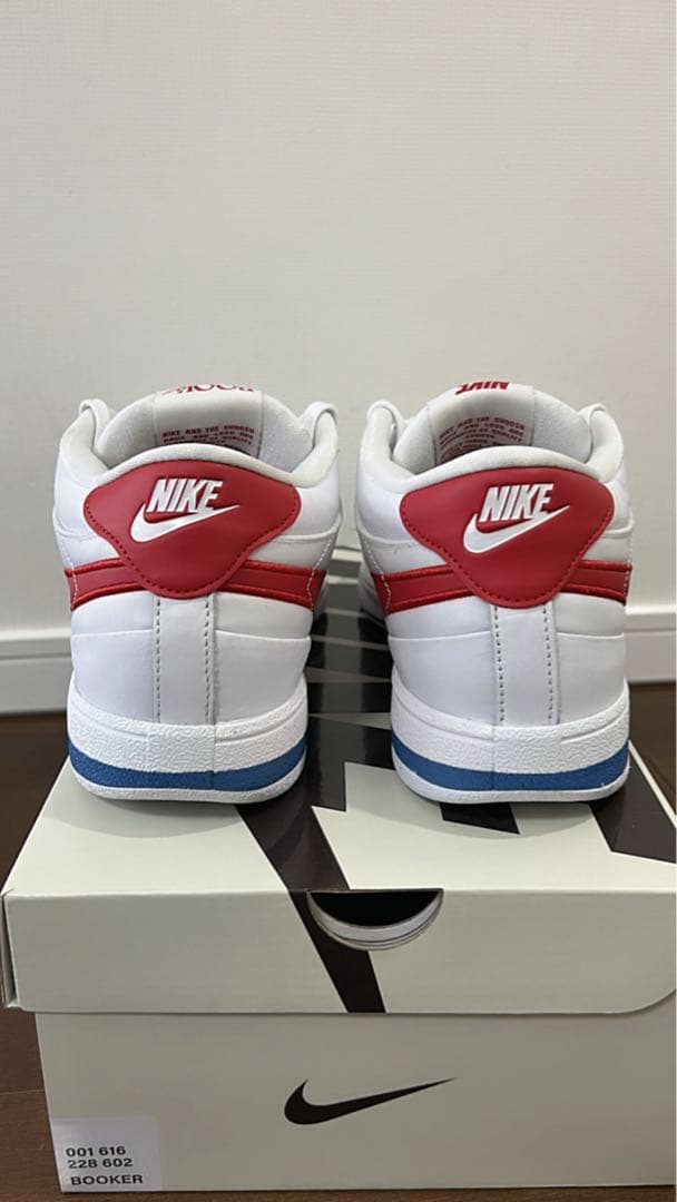 Nike BOOK1 ホワイト/レッド