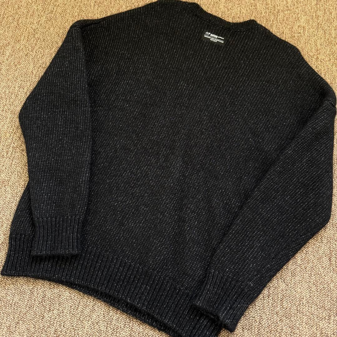 アルパカ素材　美品　マスターバニー　ニット　L〜XL相当　黒　セーター　　5