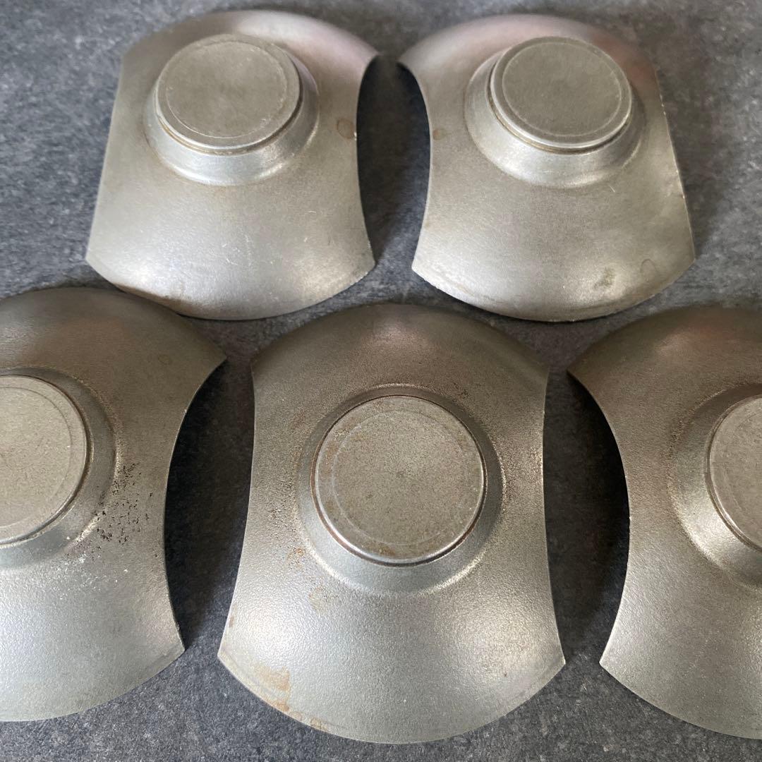 道八　玉露用　煎茶器　急須　湯冷し　煎茶椀　茶托　錫　盃