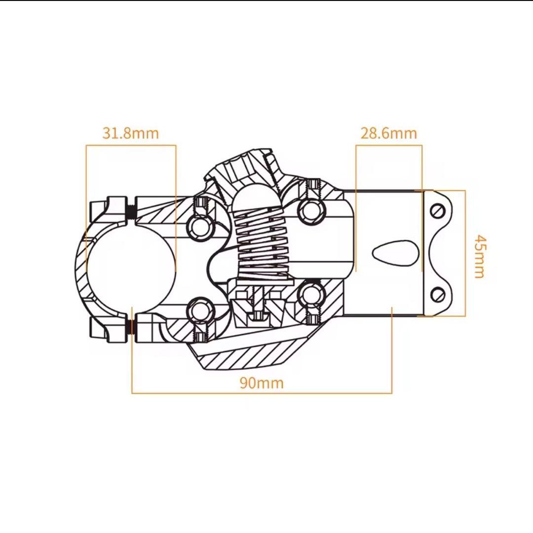 サスペンション　ステム　90mm