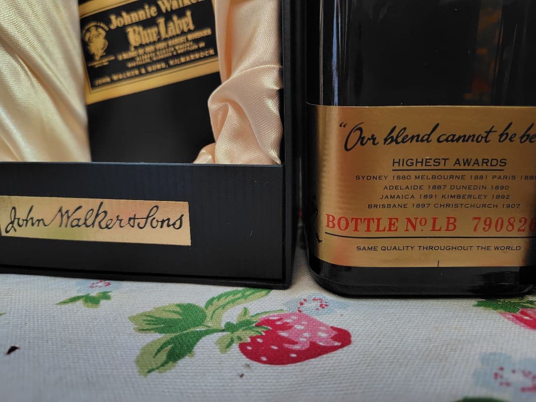 ジョニーウォーカー ブルーラベル 旧ボトル　43度 古酒　750ml