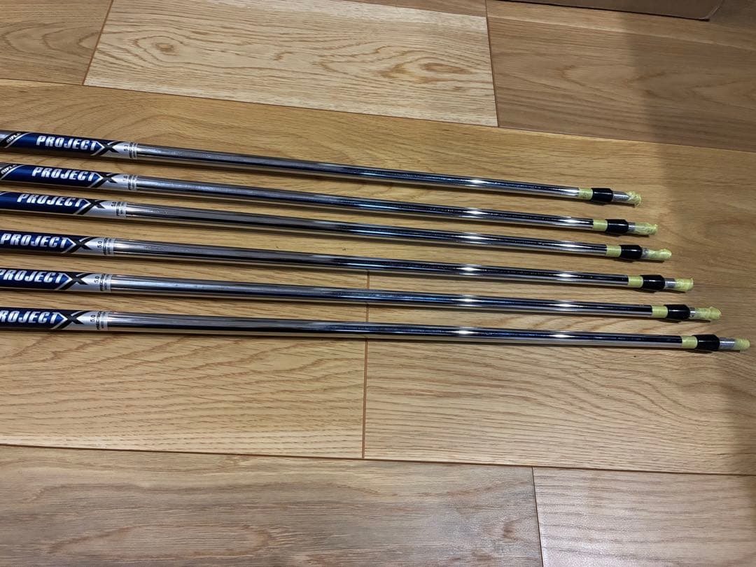 ライフル プロジェクトＸ　precision 5.0 シャフトのみ6本セット