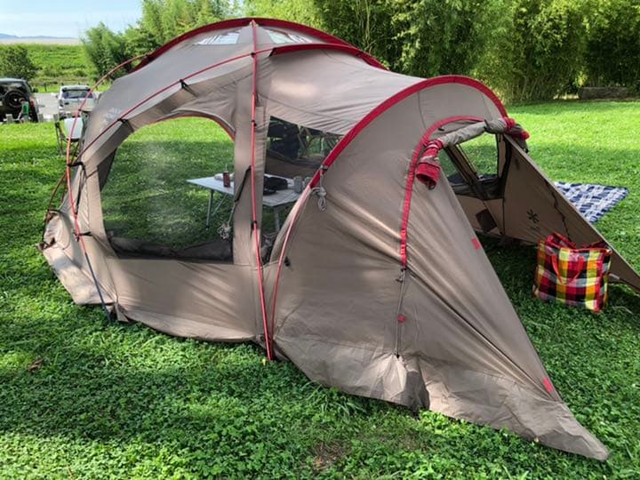 【総額32万円以上】スノーピーク　ドッグドームとリビングシェル