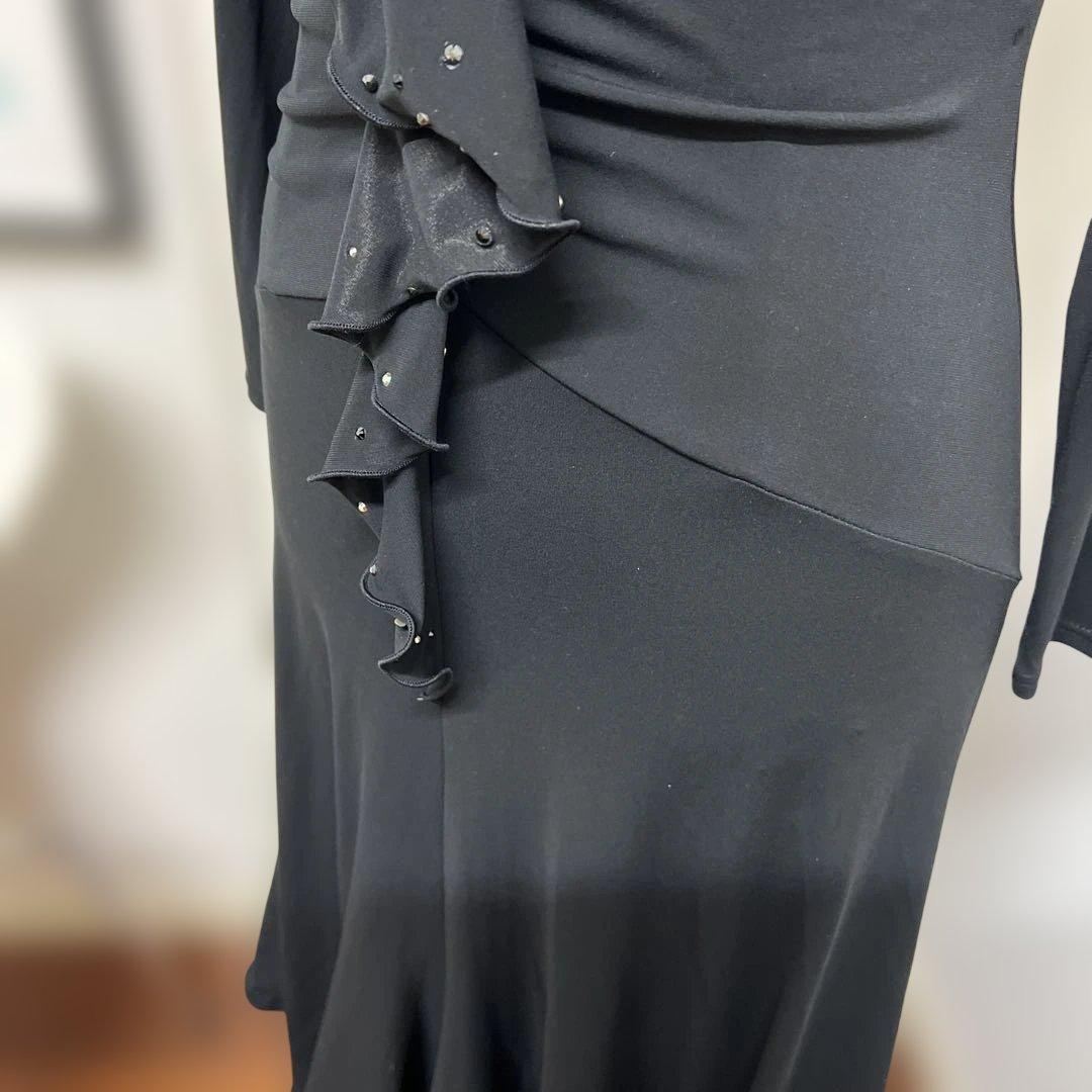 チャコット　社交ダンス　ブラックドレス　M