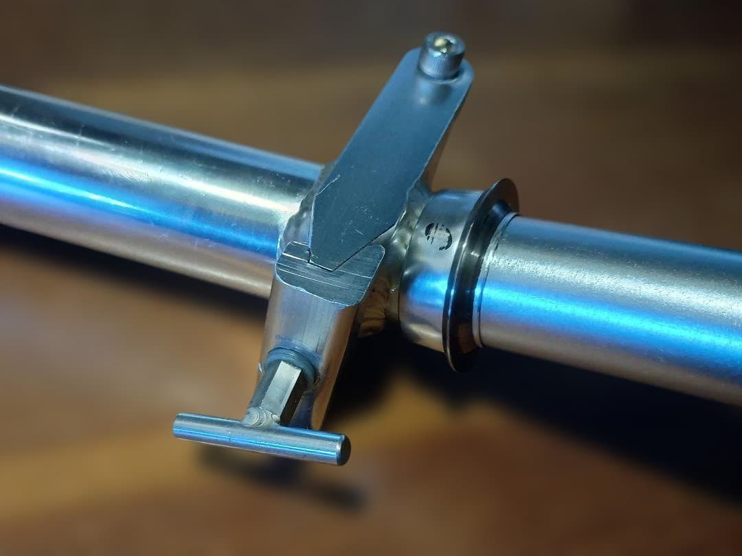 BD-1 初期型 ハンドルポスト ヒンジ改良 特注品 25.4mm ノーマル角