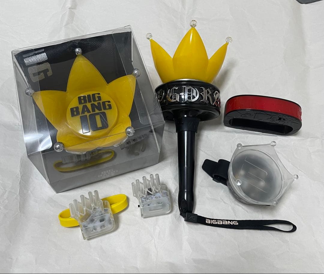 G-DRAGONライトリング.ペンライトver4.10th.金テープ+おまけ