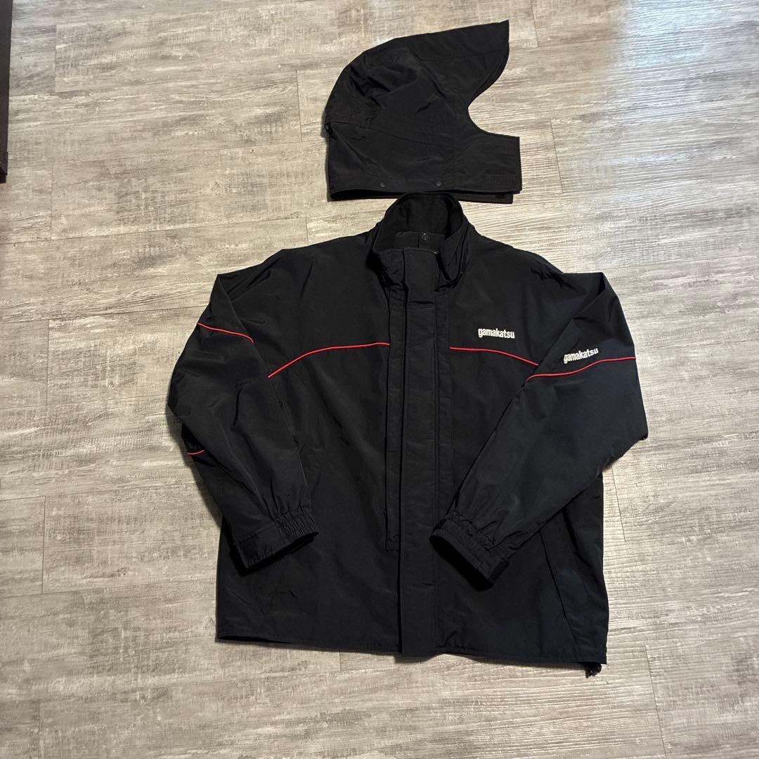 がまかつ フィッシングスーツ Lサイズ ブラック