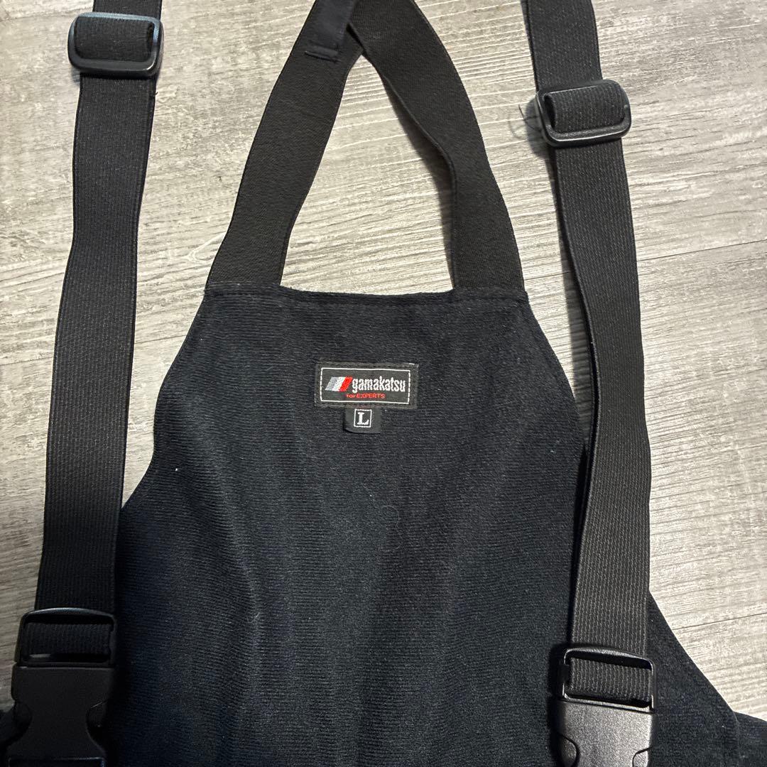 がまかつ フィッシングスーツ Lサイズ ブラック