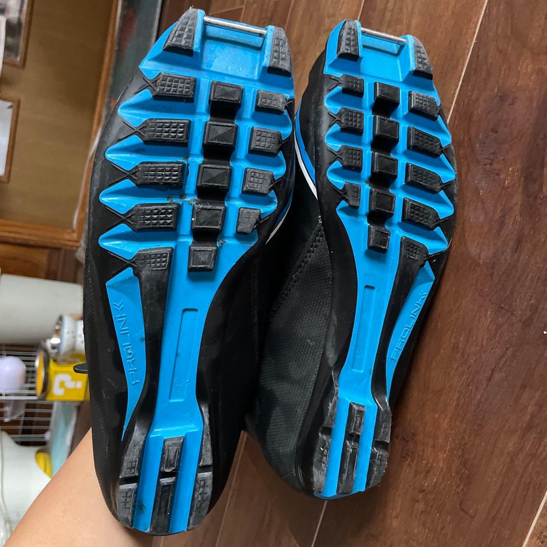 Salomon クロスカントリースキー用ブーツ 男性用ブラック/ブルー