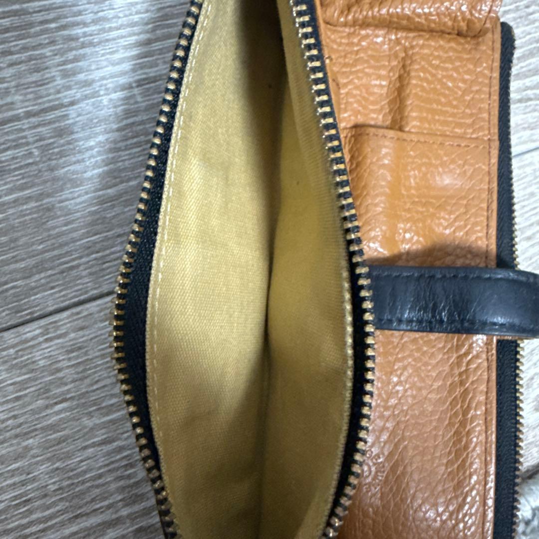 C COMPANY 黒 レザー 筆箱 廃盤品