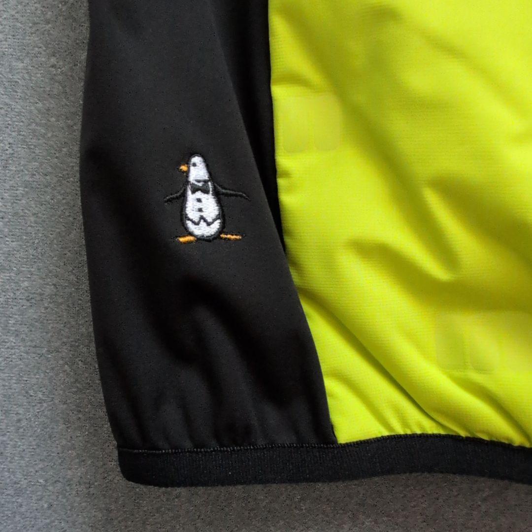 【美品】マンシングウェアゴルフ　フルジップノーカラーダウンベスト　LL