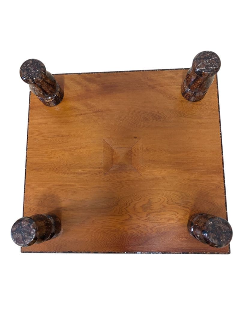 高級囲碁盤　蒔絵碁盤　漆芸碁盤　漆塗り　脚付き・へそあり