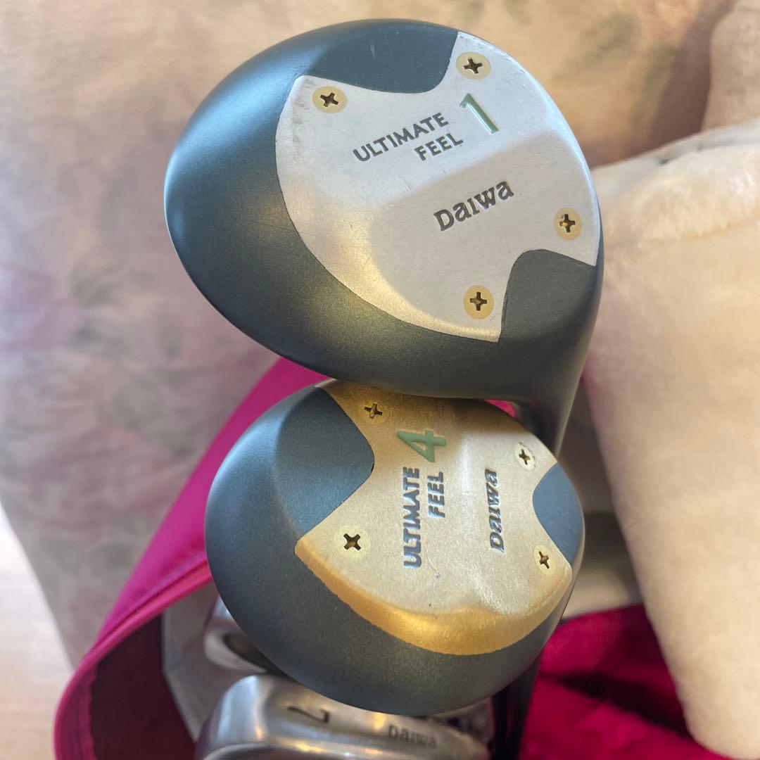 クレージュ ゴルフクラブ キャディバッグ セット ピンク