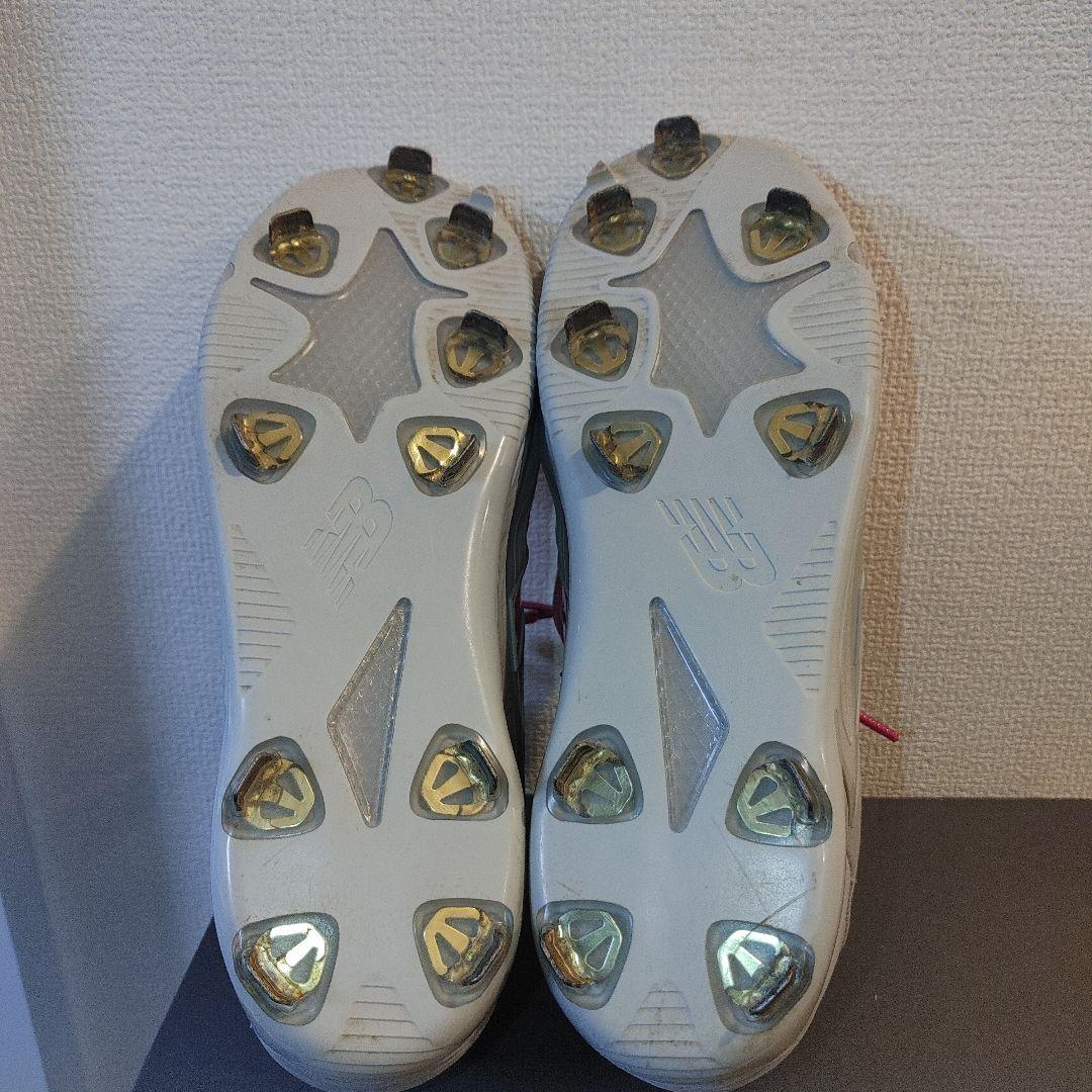 ニューバランス　野球　スパイク　メタル 29.0　大谷翔平モデル　グレー×ピンク