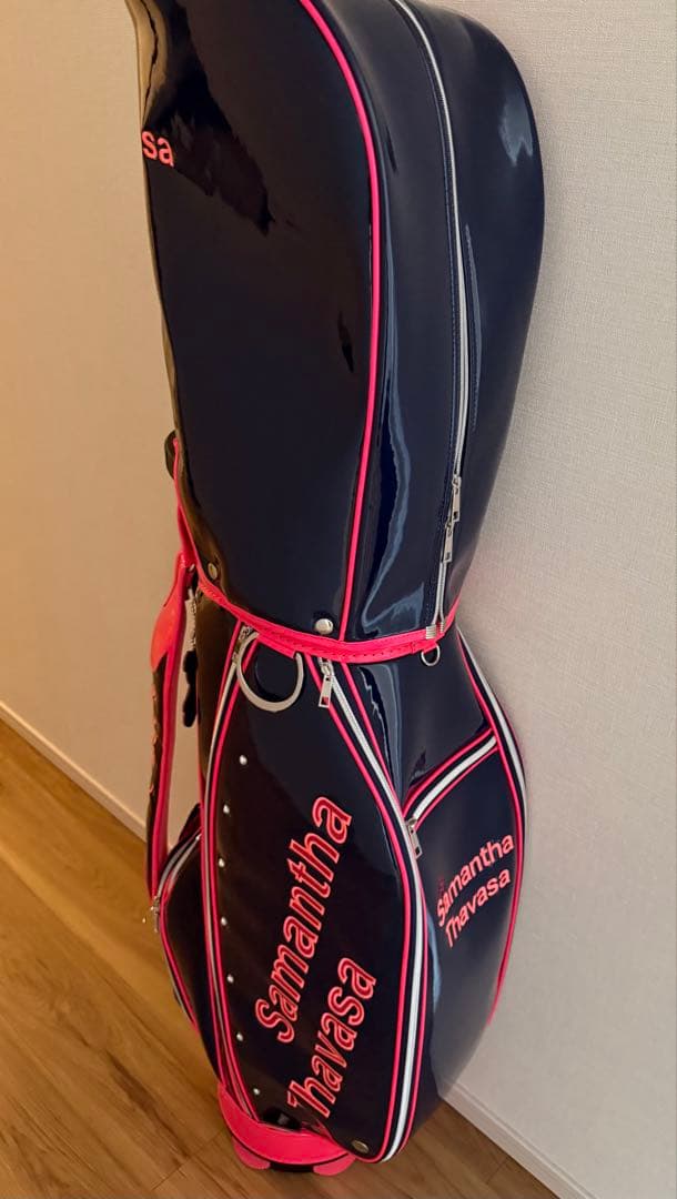 【美品】サマンサタバサ エナメル キャディバッグ