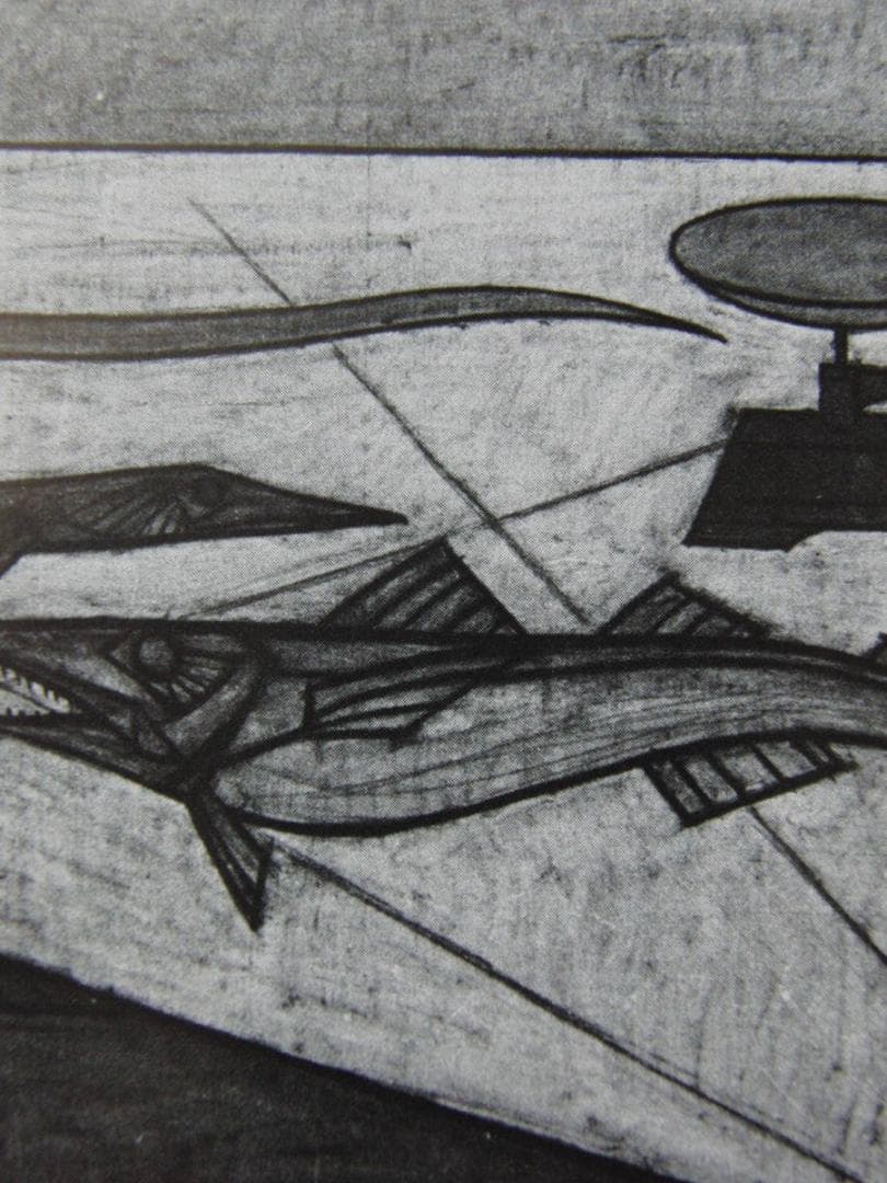 ベルナール・ビュッフェ【Poisson et balance】