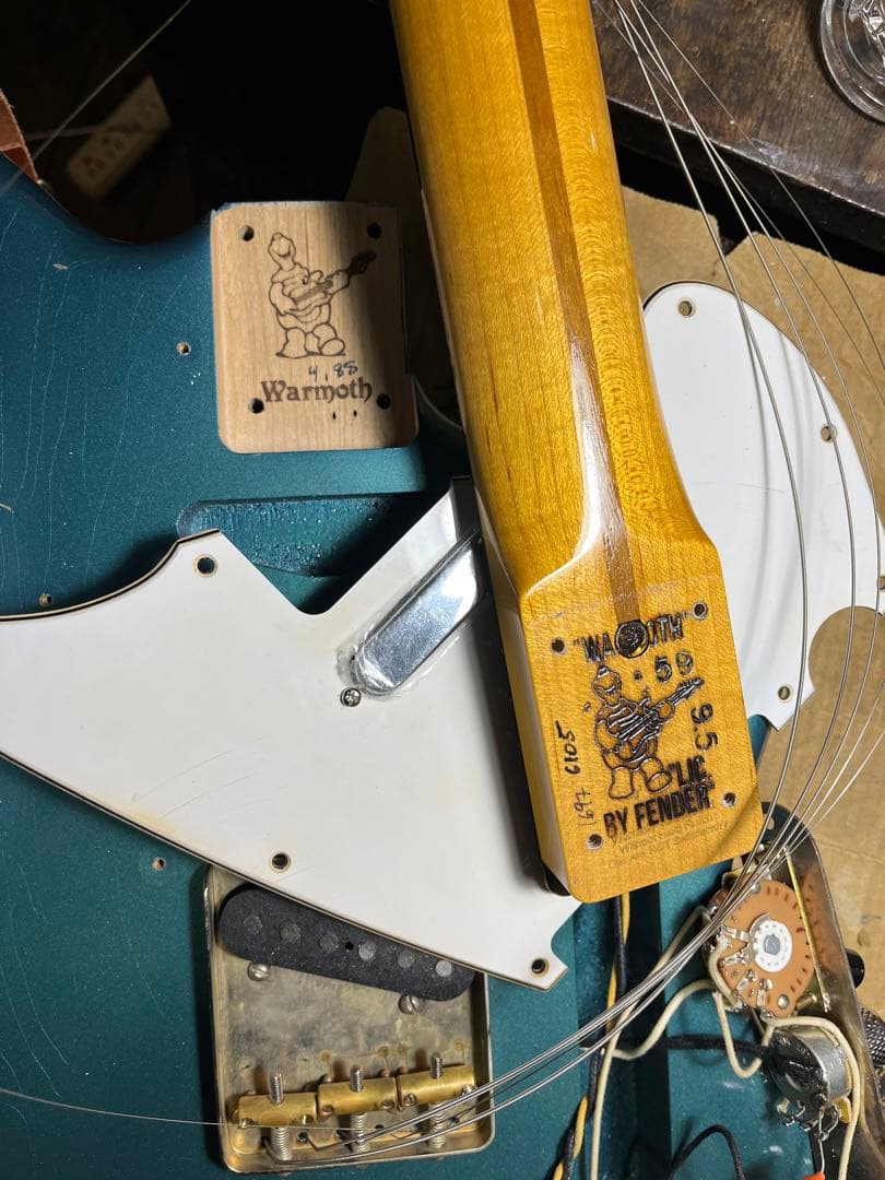 ギター warmoth jazz caster relic fender