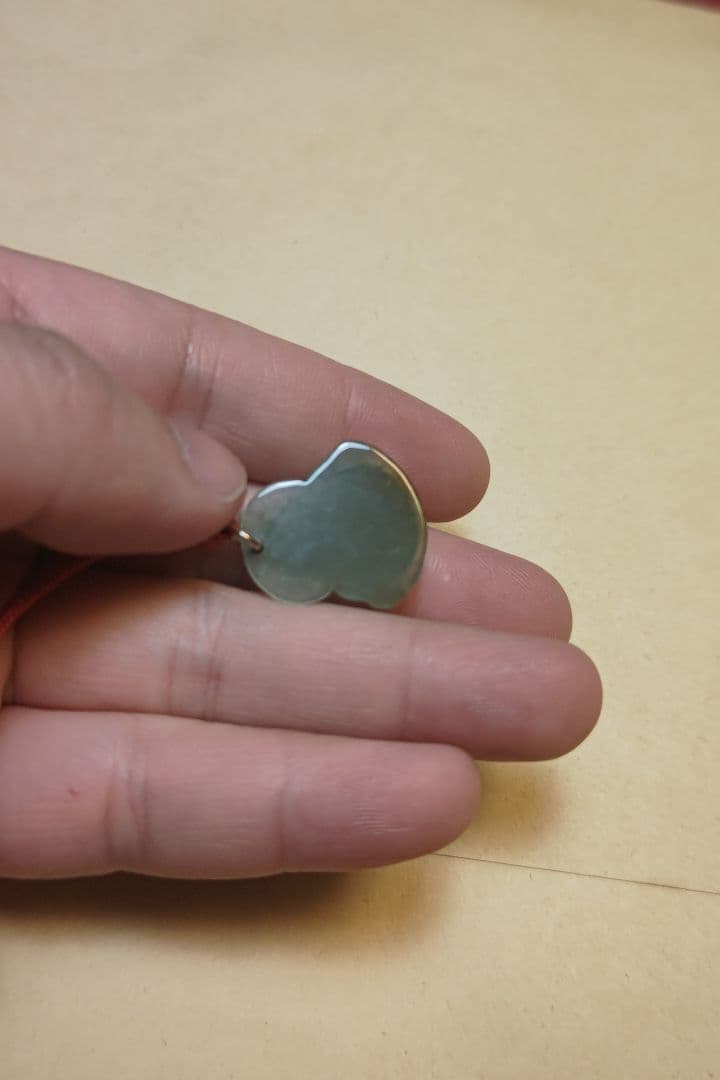 翡翠　大黒天　ネックレス　ペンダント　玉石　仏像、根付