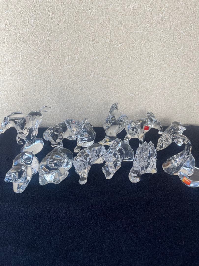 【美品・希少】バカラ 干支 十二支 セット ガラス クリスタル　ブランド