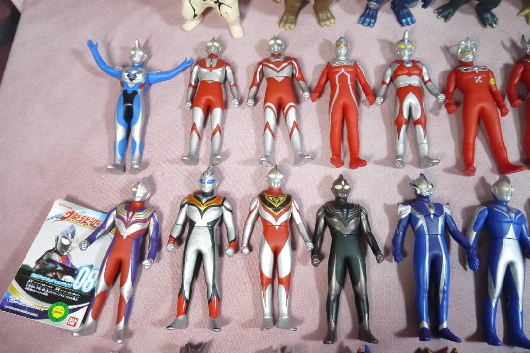 ウルトラヒーローシリーズ500　ウルトラ怪獣シリーズ500　ソフビ　69体