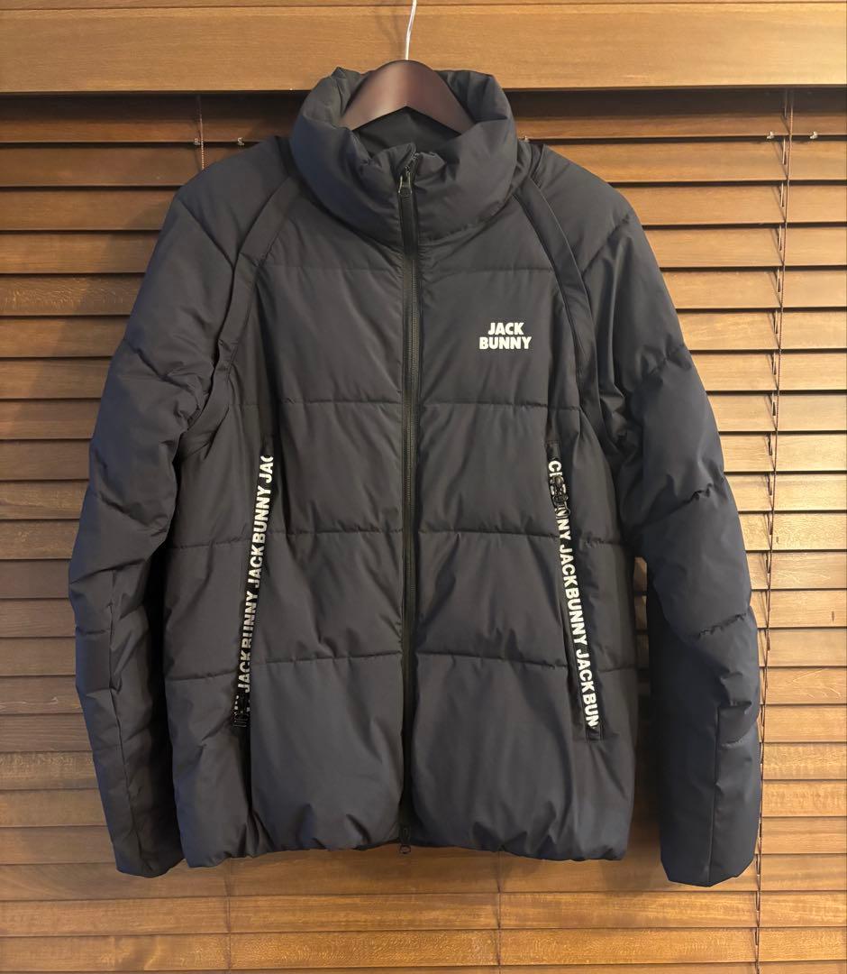 【美品】ジャックバニー ストレッチ 2WAYブルゾン ダウン ベスト サイズ5