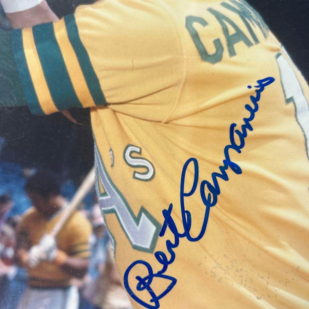MLB  パートキャンバリネオス　直筆サイン入りフォトオークランドアスレチックス