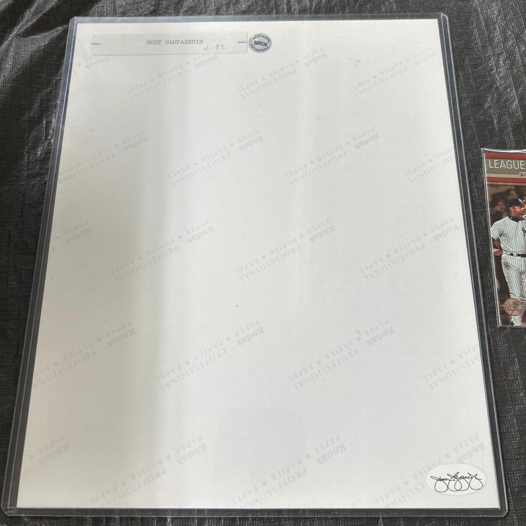 MLB  パートキャンバリネオス　直筆サイン入りフォトオークランドアスレチックス