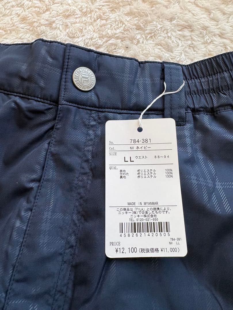 値下げしました　FILA ゴルフウェアセット( L L) 新品ダグ付