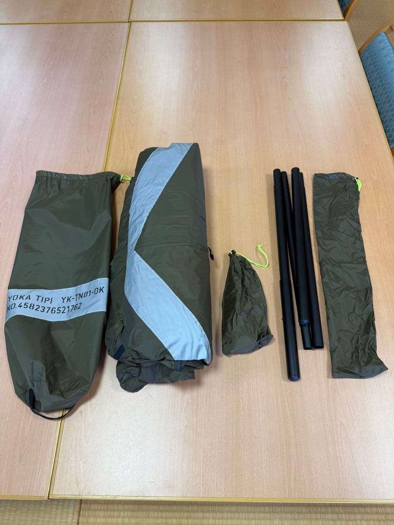 値下げ YOKA TIPI テント オリーブグリーン