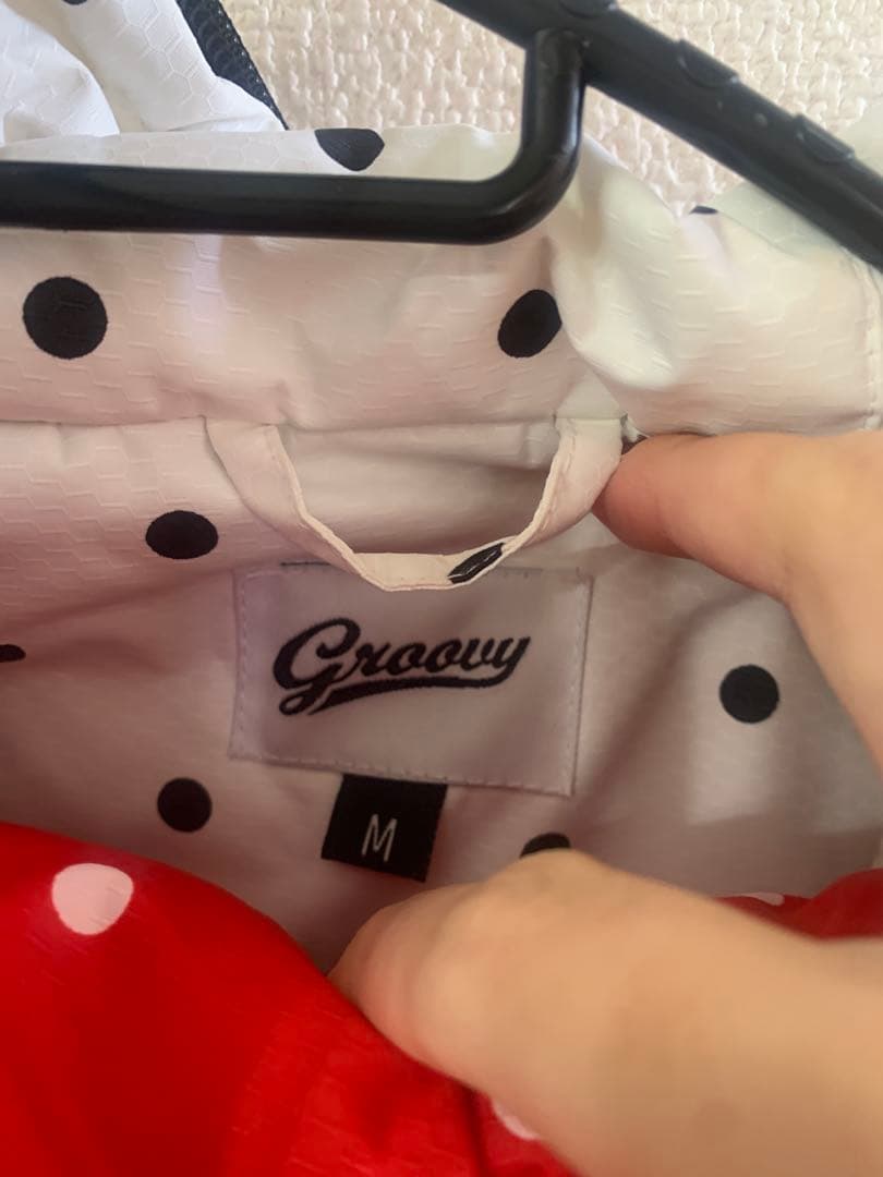 Groovy スノーボードウェア 上下セット 水玉模様