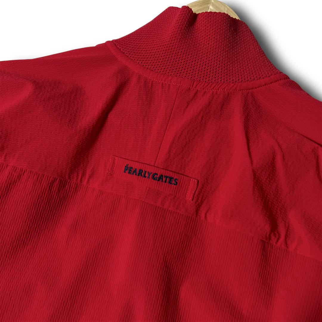 4 パーリーゲイツ シアサッカー Nyタスランドビーストレッチ テックブルゾン