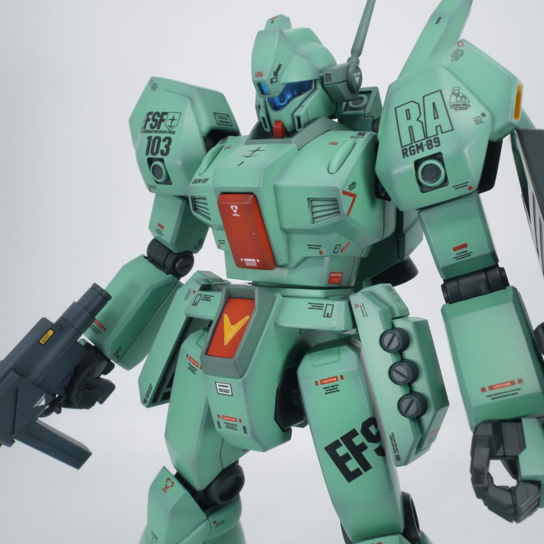 ガンプラ　HG ジェガン　全塗装　完成品