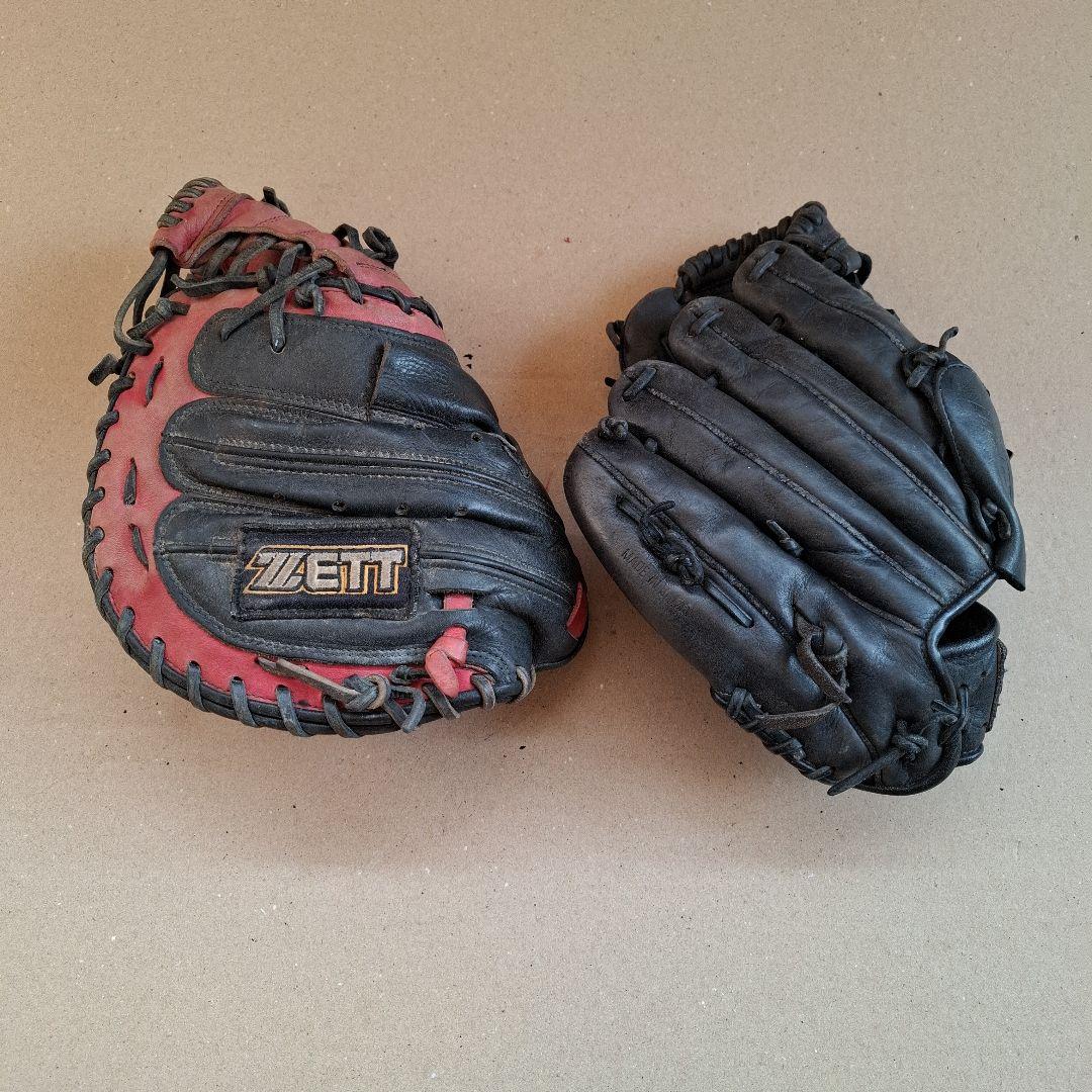 ZETT キャッチーミット グローブセット