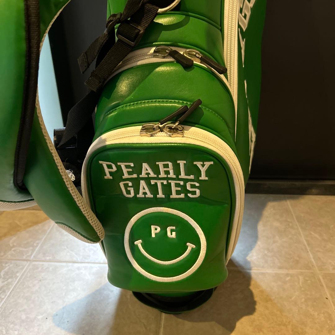 【送料無料】PEARLY GATES グリーン キャディバッグ 89