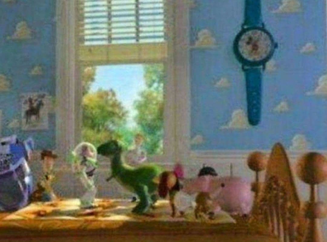 【超メルカリ市】トイストーリー アンディ部屋の掛け時計