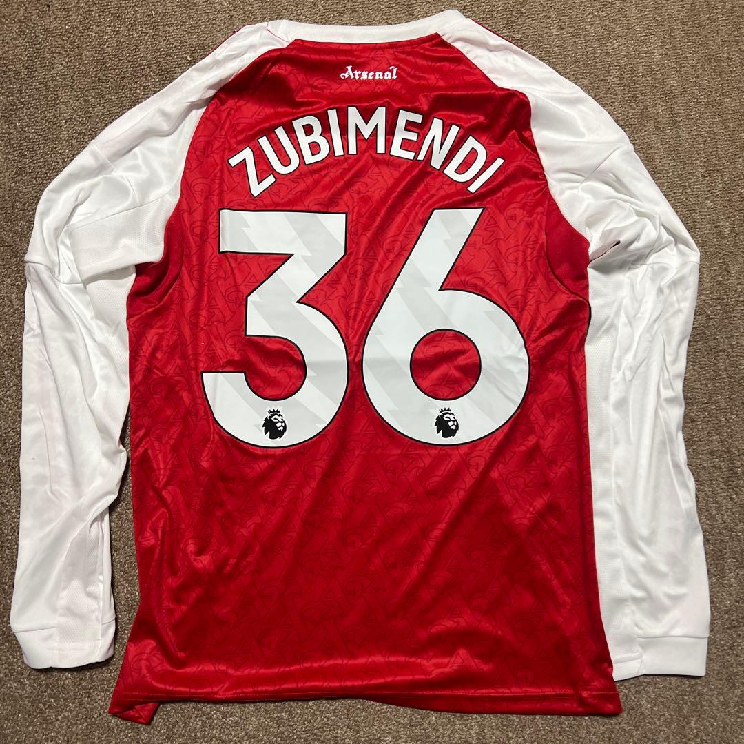 アーセナル　スビメンディ　ユニフォーム