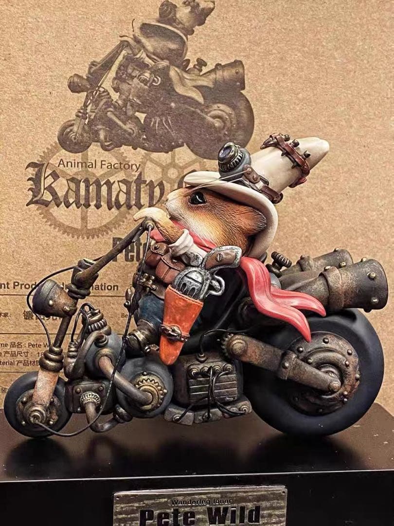 デザイナーズトイ 鎌田光司 ハムスターの機関車 赤版 トレトイフィギュア